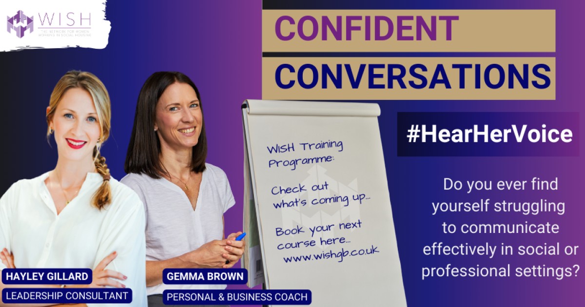 Confident Conversations #HearHerVoice (Online)