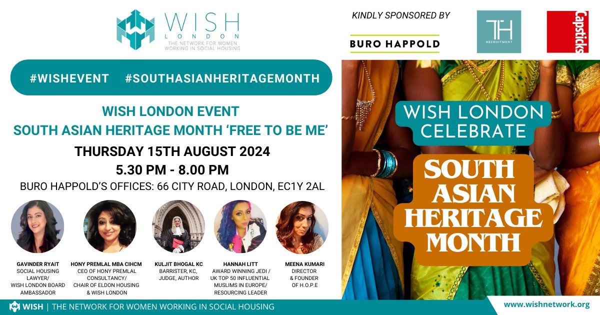 WISH London: South Asian Heritage Month Celebration 'Free to be me'