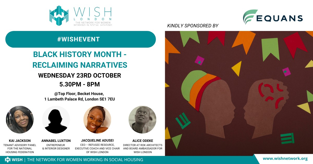 WISH London: Black History Month Reclaiming Narratives