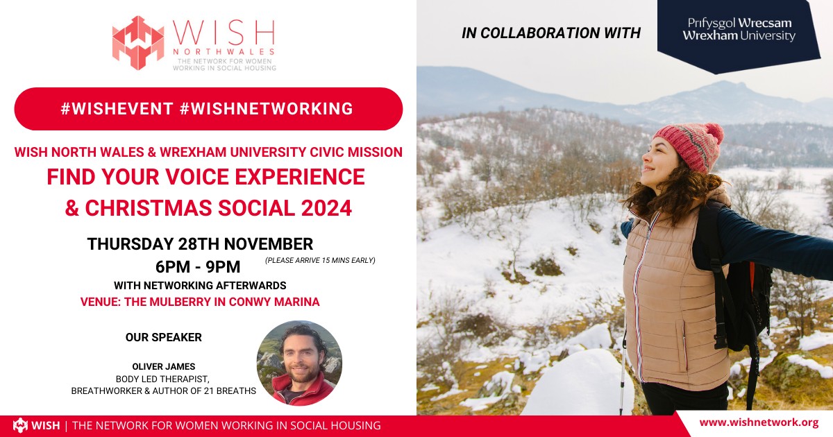 WISH North Wales: Find Your Voice Experience & Christmas Social 2024